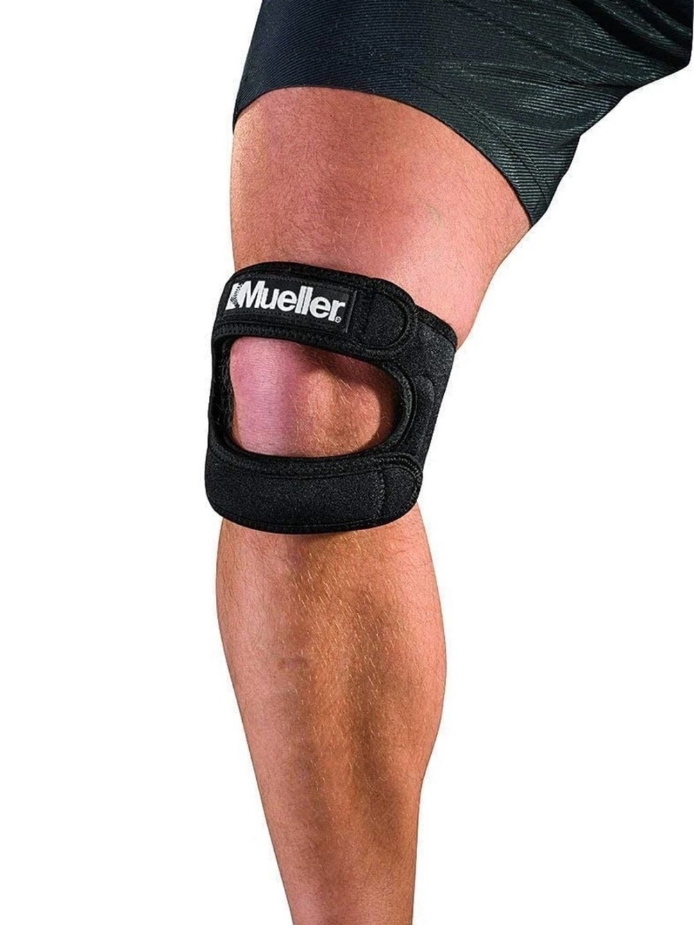 Mueller Black Open-Patella Knee Strap
